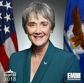 Heather Wilson, Secretary of the U.S. Air Force, Named to 2018 Wash100 for Leading Air Force Modernization Efforts