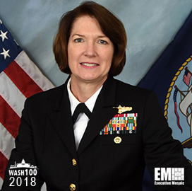 VADM Nancy Norton, Director of DISA, inducted into 2018 Wash100 for her Vision and Achievement in Bringing Technology to the War-Fighter