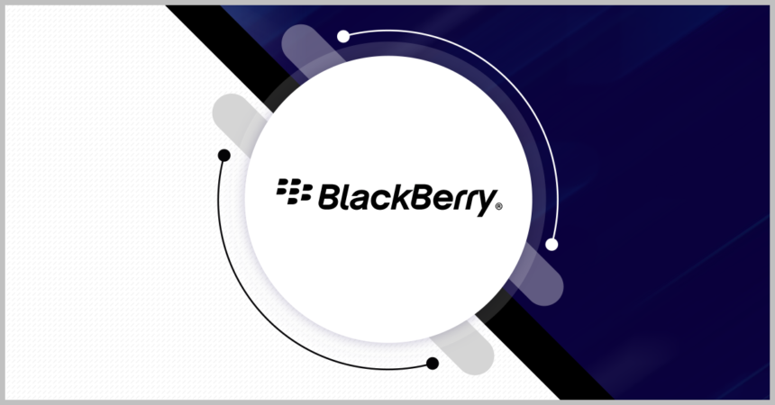 BlackBerry Books Multiyear Deal to Provide Canada With Advanced IT Services