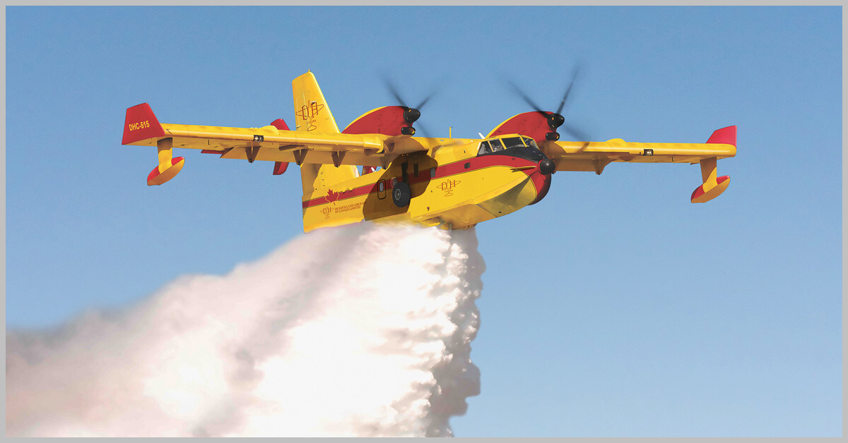 Canada, Spain Sign Deal for 7 De Havilland Firefighter Aircraft